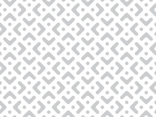 Abstract geometric pattern. A seamless vector background. White and gray ornament. Graphic modern pattern. Simple lattice graphic design.