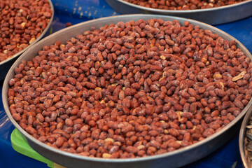 red peanut in a bowl
