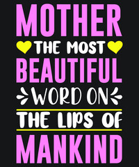Mother’s Day T-shirt Design,