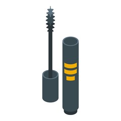 Eyebrush icon isometric vector. Parlor salon. Beauty makeup