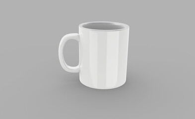 3d render coffee cup mockup design