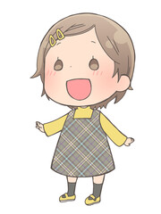 Fototapeta premium 笑顔の女の子