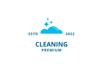 Creative cleaning service logo. cleaning house, logo inspirations vector