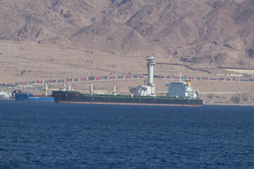 cargo ship in port