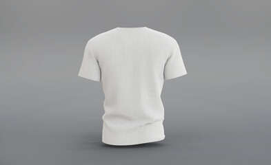 3d render realistic tshirt mockup design