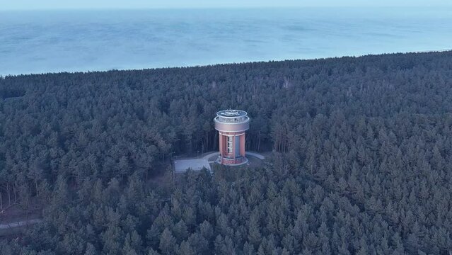 water reservoir kazimierz  in gdansk sobieszewo 