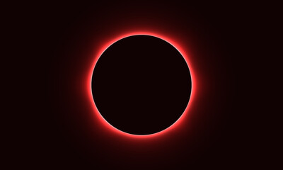 Solar eclipse background - obrazy, fototapety, plakaty