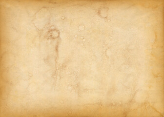 Old grunge paper sheet. Parchment texture background