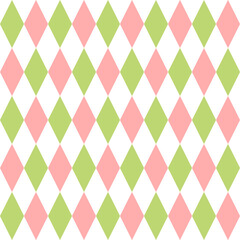 ひな祭りのグラフィック素材　黄緑・白・桃色のパターン（1_5）