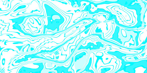Fototapeta premium Abstract white blue colors liquid graphic texture background.