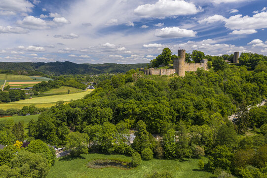 Stadt Blankenberg von oben