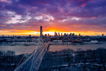 Warszawa © Drone in Warsaw