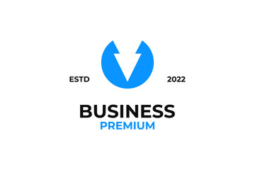 Elegant circle professional business logo design vector. worker tie icon design vector.