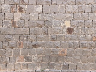 Old house stone wall