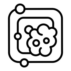 Kitchen dish wash icon outline vector. House cleaning. Clean staff