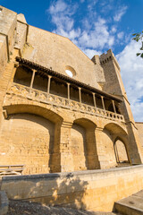 views of the church of santa maria de ujue