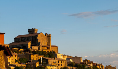 panoramic view of the town of ujué