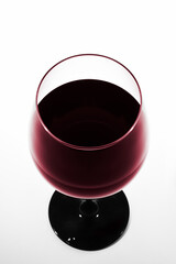 Wine on a clear background