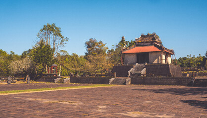 Fototapeta na wymiar Old Palace in Huế