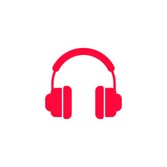 Headphone vector icon. Icon. Vector image.