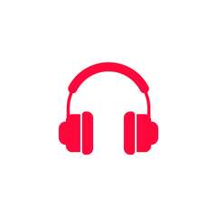 Headphone vector icon. Icon. Vector image.