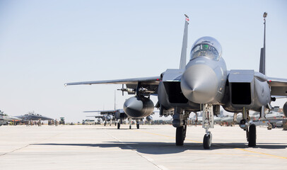 fighter jet and war and air force and f16 and f15 