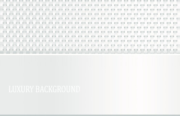 White luxury background. Vector illustration.