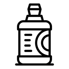 Kitchen clean bottle icon outline vector. Dish wash. Cleaner soap