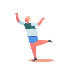 Childhood, Freedom Concept. Happy Child Playing, Preteen Boy Fun on Playground. Male Character Run, Having Active Game