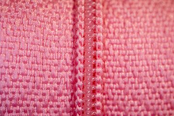 Zipper color rosa de plastico