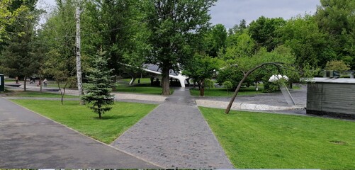 Water well in a public park