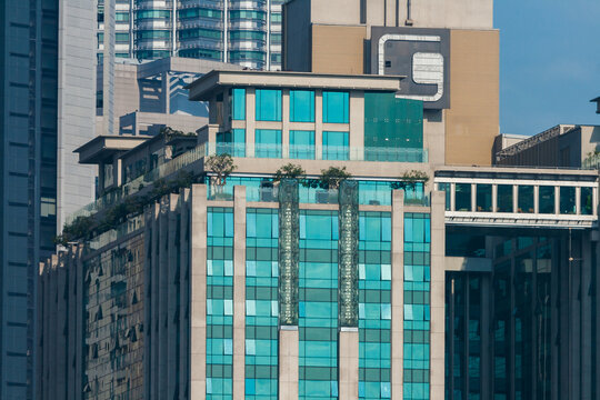 High Rise apartment and residential buildings in the heart of KLCC central business district Bukit Bintang, Kuala Lumpur, Malaysia