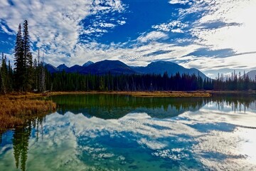 lake in the mountains