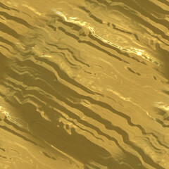 Golden smooth surface with convex irregularities. Yellow seamless texture. Yellow background with highlights.
