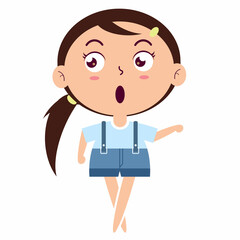 girl character cartoon cute