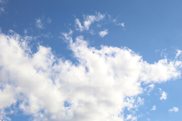 blue sky with clouds