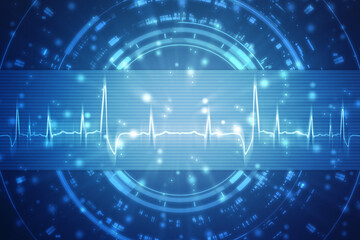 DNA structure, Genetics and medical science concept, Concept of biochemistry with Dna molecule on abstract medical background