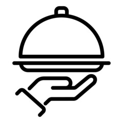 Restaurant Flat Icon Isolated On White Background