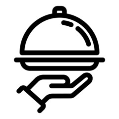 Restaurant Flat Icon Isolated On White Background