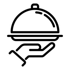 Restaurant Flat Icon Isolated On White Background