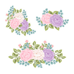 Beautiful Floral Ornament Vector Illustration
