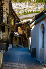 Quaint street in Zermatt