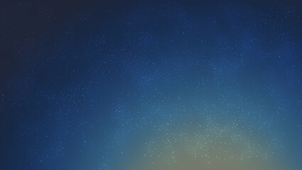 night sky with stars vector illustration atmospheric horizon 밤하늘 고화질 배경