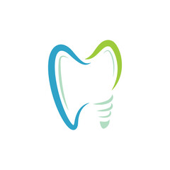 dental care logo icon design template vector