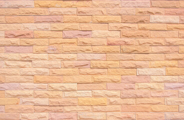 Orange brick wall texture background. Brickwork and stonework wall backdrop