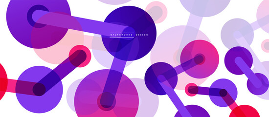 Network concept abstract background. Dots connection. Big data idea. Business template for wallpaper, banner, background or landing