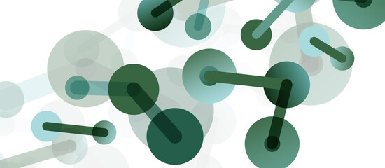 Network concept abstract background. Dots connection. Big data idea. Business template for wallpaper, banner, background or landing