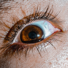 eye close up