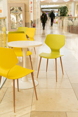 tables and chairs