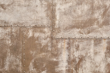 Metal background or texture with rivets. II